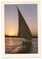 Egypte, zonsondergang op de Nijl, Ophalen of Verzenden, 1980 tot heden, Ongelopen, Buiten Europa