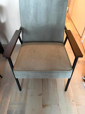 Sally fauteuil vergrijsd/groen als nieuw! beschikbaar voor biedingen