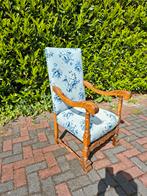 Antieke Franse leunstoel, Ophalen of Verzenden, Gebruikt, 75 tot 100 cm, Minder dan 50 cm