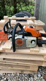 Stihl ms200 kettingzaag op benzine ., Tuin en Terras, Hand-tuingereedschap, Stihl, Gebruikt, Ophalen of Verzenden