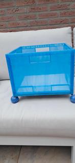 IKEA Krat op Wieltjes - Blauw, Doe-het-zelf en Verbouw, Kratten en Dozen, Gebruikt, Minder dan 35 cm, Minder dan 50 cm, Ophalen of Verzenden