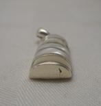 Zilveren hanger met wit parelmoer nr.789, Overige voorstellingen, Verzenden, Zo goed als nieuw, Zilver