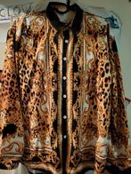 Blouse xl tijgerprint maffia overhemd Nieuw, Carnaval, Ophalen of Verzenden, Kleding, Maat 56/58 (XL)