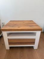 Salontafel Acacia hout, Huis en Inrichting, Tafels | Salontafels, Ophalen, Minder dan 50 cm, Gebruikt, Vierkant
