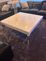 Salontafel hoogglans wit, Huis en Inrichting, 100 tot 150 cm, Zo goed als nieuw, Minder dan 50 cm, Rechthoekig