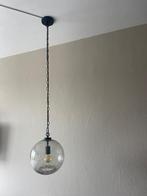 Glazen Hanglamp Eijerkamp Zutphen, Huis en Inrichting, Lampen | Hanglampen, Ophalen, Gebruikt, Glas, Minder dan 50 cm