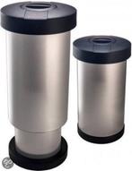 Plettum: plastic plettende afvalbak (PMD), Rvs, 40 liter of meer, Gebruikt, Ophalen