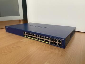 Netgear FS728TP – 24-poorts PoE switch beschikbaar voor biedingen