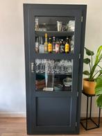 Servieskast _ multi functionele kast, grijs, Huis en Inrichting, Kasten | Vitrinekasten, Met plank(en), Gebruikt, Strak, vintage