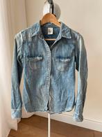 Stoer Denim Overhemd H&M Maat XS, H&M, Blauw, Ophalen of Verzenden, Zo goed als nieuw