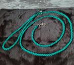 Handgemaakte paracord hondenlijn teal., Nieuw, Ophalen of Verzenden, By DaisS, Wierden