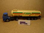 HERPA 1:87, SCANIA 112-H + Tank-Oplegger "FANAL", Zie Foto`s, Hobby en Vrije tijd, Modelauto's | 1:87, Ophalen of Verzenden, Zo goed als nieuw