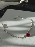 Armband wit goud 14K robijn, Sieraden, Tassen en Uiterlijk, Armbanden, Wit, Nieuw, Ophalen of Verzenden, Met edelsteen