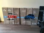 2 op hout geschilderde auto's, Antiek en Kunst, Ophalen