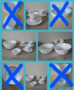 Vintage Arcopal bloemen servies/ soepkom/ schalen/ diep bord, Ophalen of Verzenden