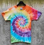 Regenboog spiral tie dye zomer t-shirt unisex maat XS, Kleding | Dames, T-shirts, Overige kleuren, Nieuw, Ophalen of Verzenden