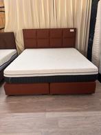 Nieuwste Boxspring met Emma matras 180x200 Z28, Tweepersoons, Ophalen of Verzenden, Zo goed als nieuw, 180 cm