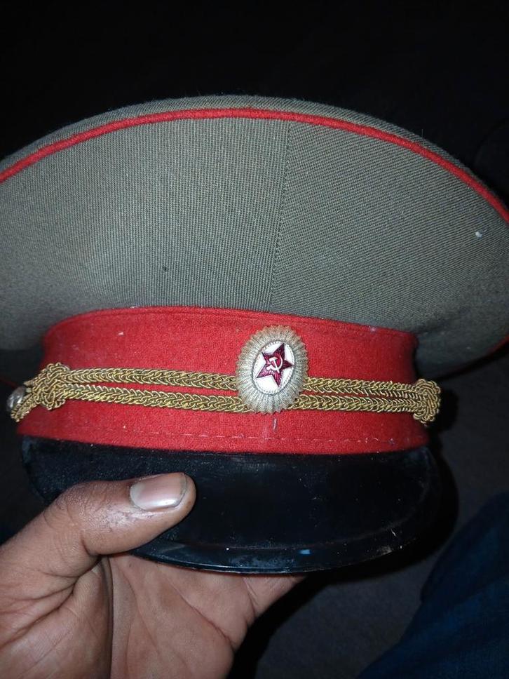 Authentieke USSR Militaire Pet - Sovjet Leger, Kleding | Heren, Hoeden en Petten, Ophalen of Verzenden