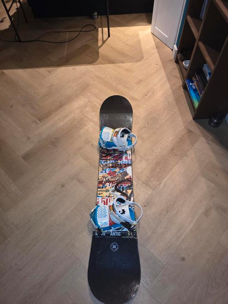 Ride Antic 151 met Ride Rodeo bindingen L, Sport en Fitness, Snowboarden, Gebruikt, Board, Ophalen of Verzenden