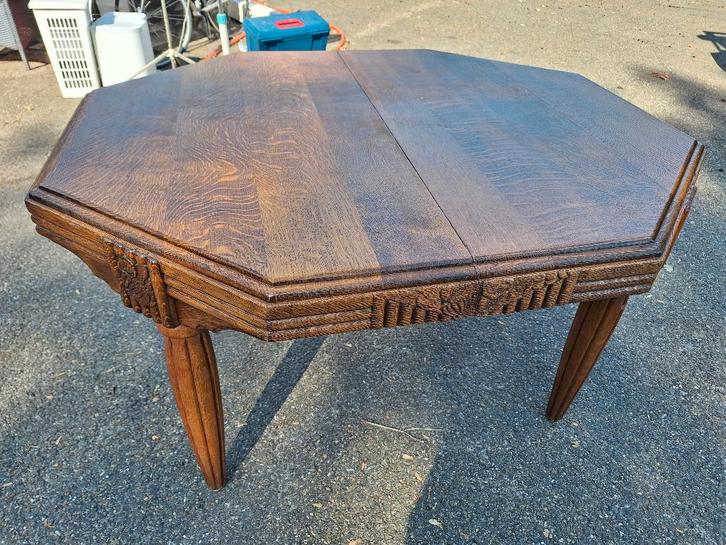 antieke 6-hoek tafel, Antiek en Kunst, Antiek | Meubels | Tafels, Ophalen