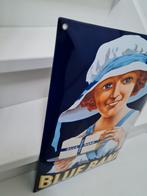 Emaille bord blue band nieuw, Ophalen of Verzenden, Zo goed als nieuw, Reclamebord