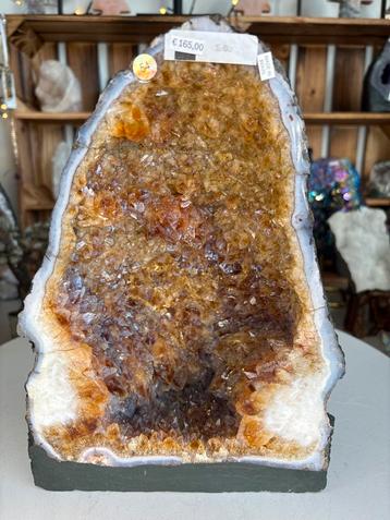 Prachtige gebrande amethist Geode 5,4 kg beschikbaar voor biedingen