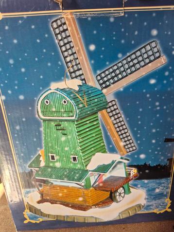 Kerstmolen Decoratie - Sfeervol en Authentiek beschikbaar voor biedingen