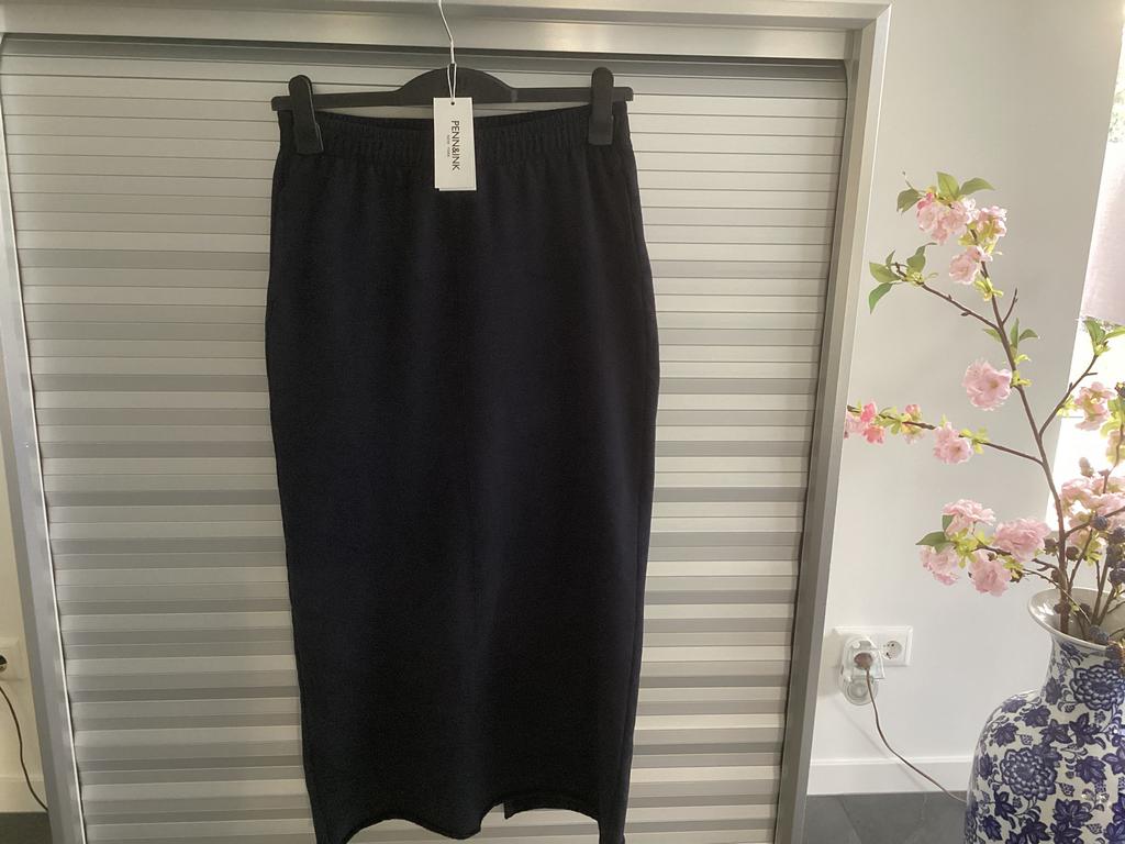 Penn&ink rok maat S donkerblauw joggingstof, Kleding | Dames, Blauw, Ophalen of Verzenden, Zo goed als nieuw, Maat 36 (S)