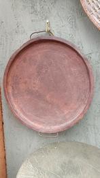 Metalen Wandbord met Handvatten, Ophalen of Verzenden, Gebruikt, Rond, Metaal