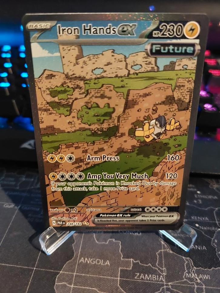 Iron Hands EX #248, Hobby en Vrije tijd, Verzamelkaartspellen | Pokémon, Zo goed als nieuw, Losse kaart, Foil, Ophalen of Verzenden