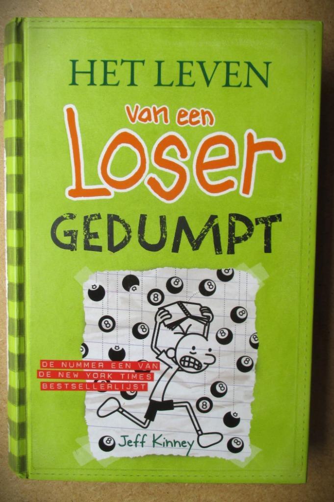 Het Leven van een loser gedumpt~Jeff Kinney~HC~deel 1, Boeken, Humor, Zo goed als nieuw, Verhalen, Ophalen of Verzenden