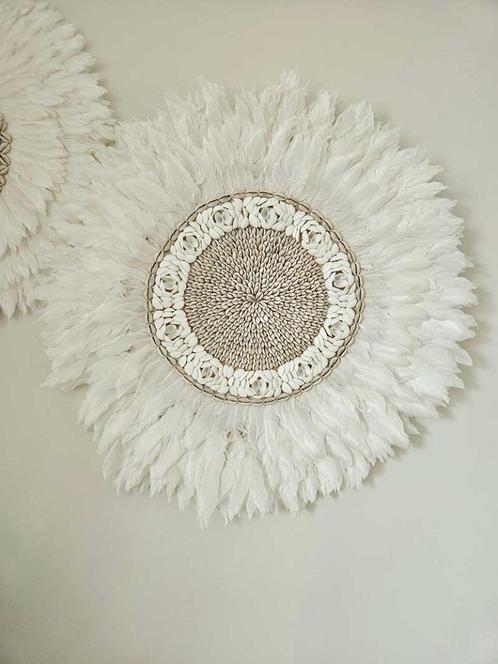 Wanddecoratie juju wit XL 1 uit Bali, Huis en Inrichting, Woonaccessoires | Wanddecoraties, Nieuw, Ophalen of Verzenden