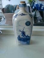 Vintage Delfts Blauwe KRUIK Handgeschilderd <> Fles met Stop, Ophalen of Verzenden