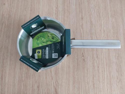 GreenPan steelpan 16 cm, Huis en Inrichting, Keuken | Potten en Pannen, Nieuw, Rvs, Inductieplaat, Keramische plaat, Ophalen of Verzenden