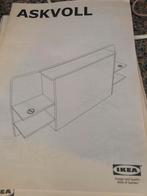 Ikea Askvoll Bed 140x200 met Opbergruimte, Matras & Lattenbo, Huis en Inrichting, Slaapkamer | Bedden, Ophalen, Gebruikt, Wit