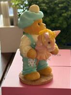 Teddybeer met Hobbelpaard Beeldje Decoratie Woonaccessoires, Ophalen of Verzenden