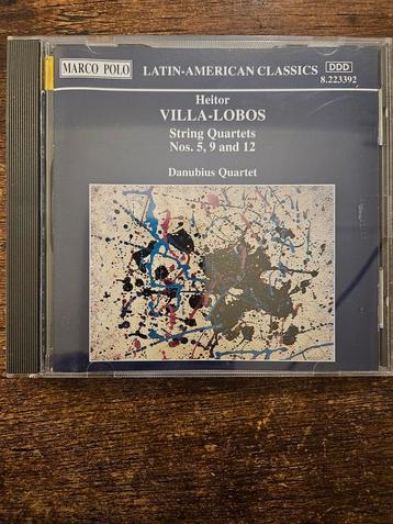 Villa-Lobos Strijkkwartetten 5, 9 & 12 - Danubius Quartet beschikbaar voor biedingen