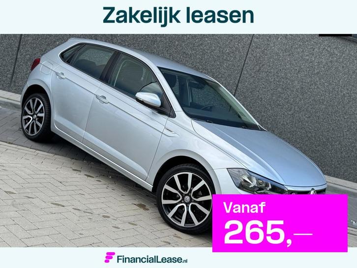 Volkswagen Polo 1.0 TSI R-line Navi Cruise Dealeronderh, Auto's, Volkswagen, Bedrijf, Lease, Financial lease, Polo, ABS, Adaptive Cruise Control