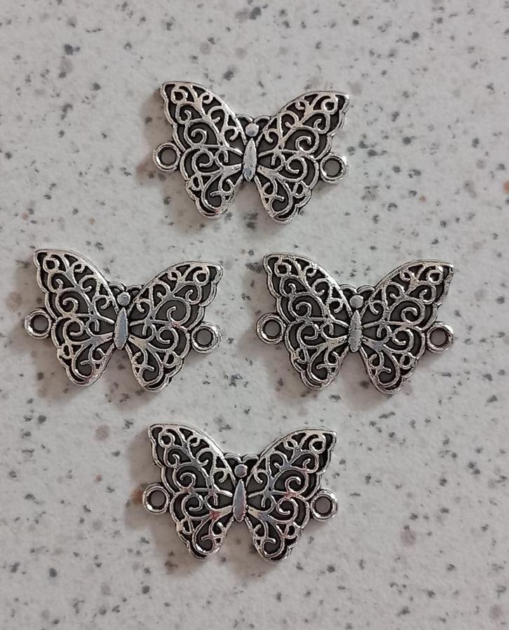 Vlinder connector "nieuw", Hobby en Vrije tijd, Kralen en Sieraden maken, Nieuw, Bedel, Ophalen of Verzenden