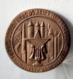 Bronzen jubileum penning Hrm. kunst door oefening Maastricht, Postzegels en Munten, Penningen en Medailles, Ophalen of Verzenden