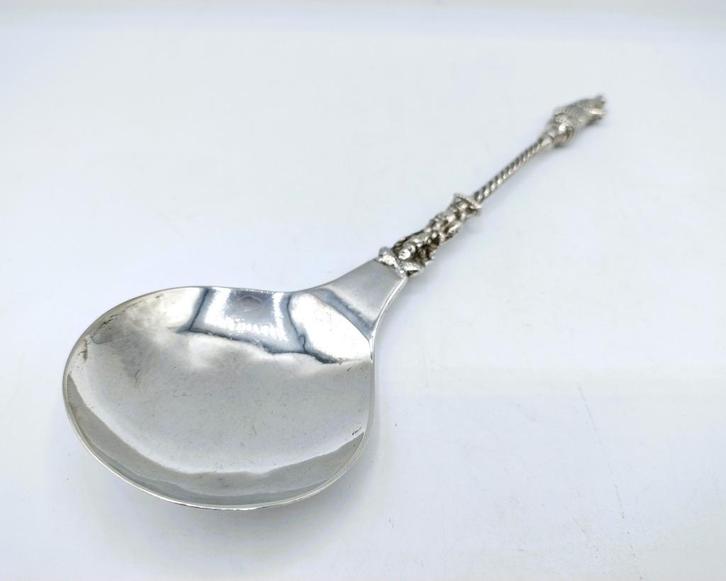 Zilveren gelegenheidslepel, Pseudokeuren, 19e eeuws, Antiek en Kunst, Antiek | Goud en Zilver, Zilver, Verzenden
