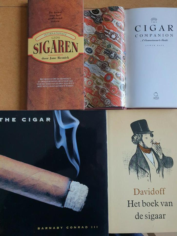 Vier prachtige naslagwerken over sigaren, Boeken, Overige Boeken, Zo goed als nieuw, Ophalen of Verzenden