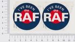 Sticker - I've seen the RAF (Royal Air Force), Verzamelen, Luchtvaart en Vliegtuigspotten, Overige typen, Ophalen of Verzenden