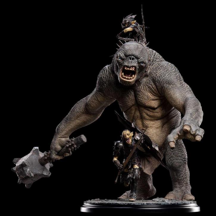 Weta Cave troll of Moria Lord of the Rings Hobbit, Verzamelen, Lord of the Rings, Nieuw, Beeldje of Buste, Ophalen