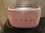 Smeg slice 2 retro Toaster broodrooster Roze, Ophalen of Verzenden, Zo goed als nieuw