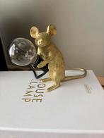 Seletti Mouse lamp sitting goud., Huis en Inrichting, Ophalen of Verzenden, Zo goed als nieuw