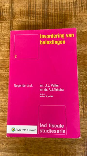 J.J. Vetter - Invordering van belastingen