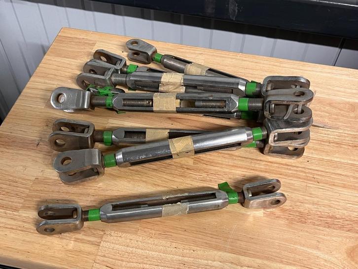 8 x grote wantspanners / spanners, Watersport en Boten, Accessoires en Onderhoud, Gebruikt, Overige typen, Ophalen of Verzenden
