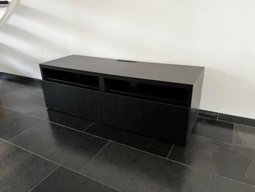 Ikea Besta TV Meubel - Zwart - afbeelding 1