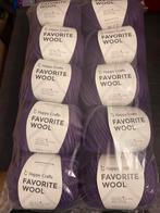 Happy Crafts Favorite Wool - Paars - 10 Bollen, Ophalen of Verzenden, Nieuw, Breien of Haken, Wol of Garen